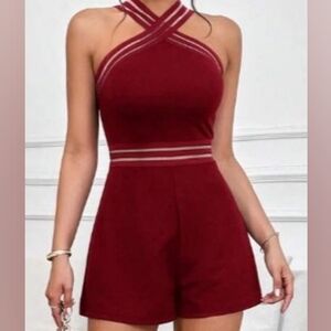 Chic Halter Top Romper